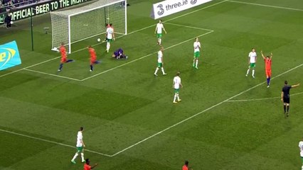 Luuk de Jong Goal Ireland	1 - 1	Netherlands 2016 HD
