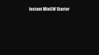 [PDF] Instant MinGW Starter [Download] Online
