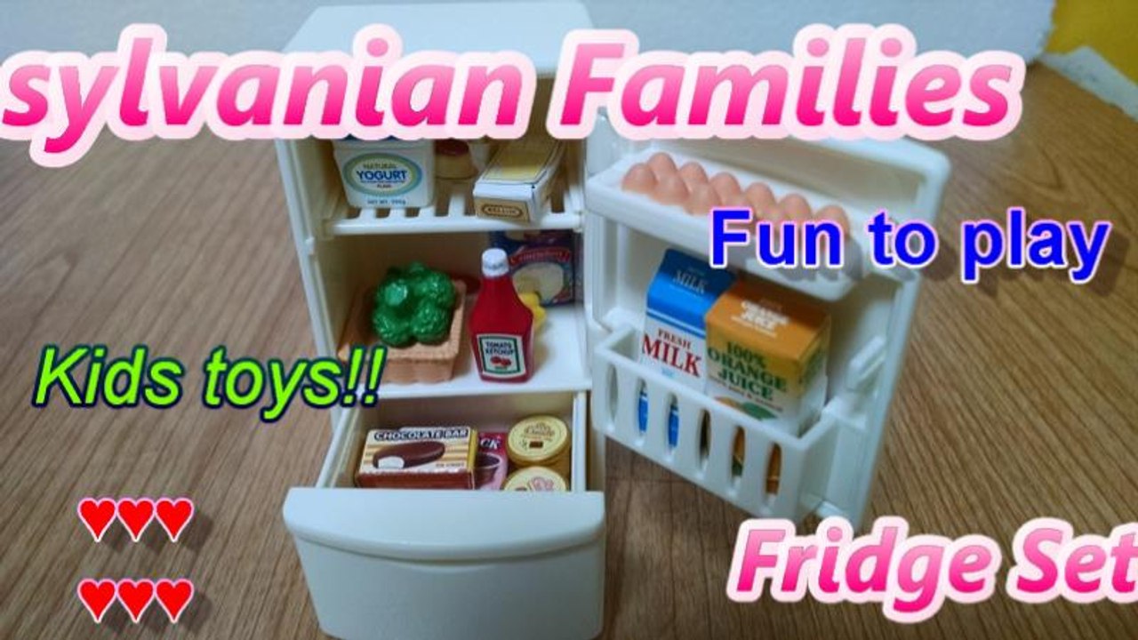Sylvanian Families Refrigerator set and play - Kids Toys シルバニアファミリー　冷蔵庫セット