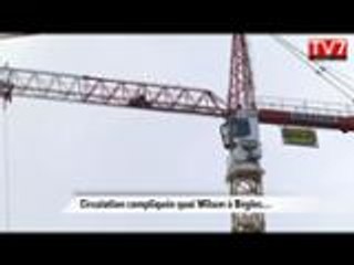 Circulation compliquée quai Wilson à Bègles (33)