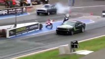 2014 DRAG RACE Stage 3 ROUSH Mustang vs 67 Mustang