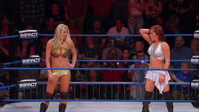 Taryn Terrell vs Madison Rayne vs Angelina Love for Knockouts contendership