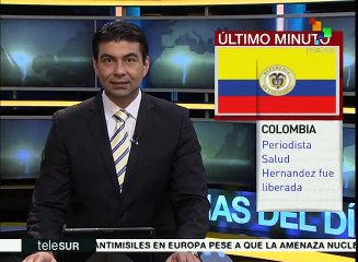 Colombia: periodista Salud Hernández es liberada presuntamente por ELN