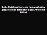 PDF Direito Digital para Blogueiros: Um manual prático para produtores de conteúdo digital