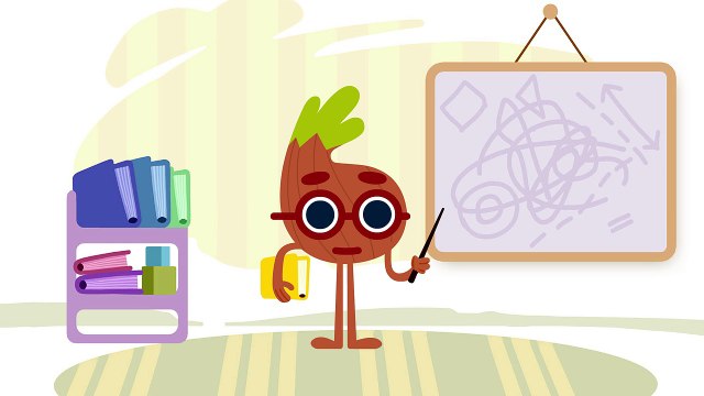 Умная Луковка. Развивающий мультфильм для детей. Учим цвета - Желтый. (6 серия)