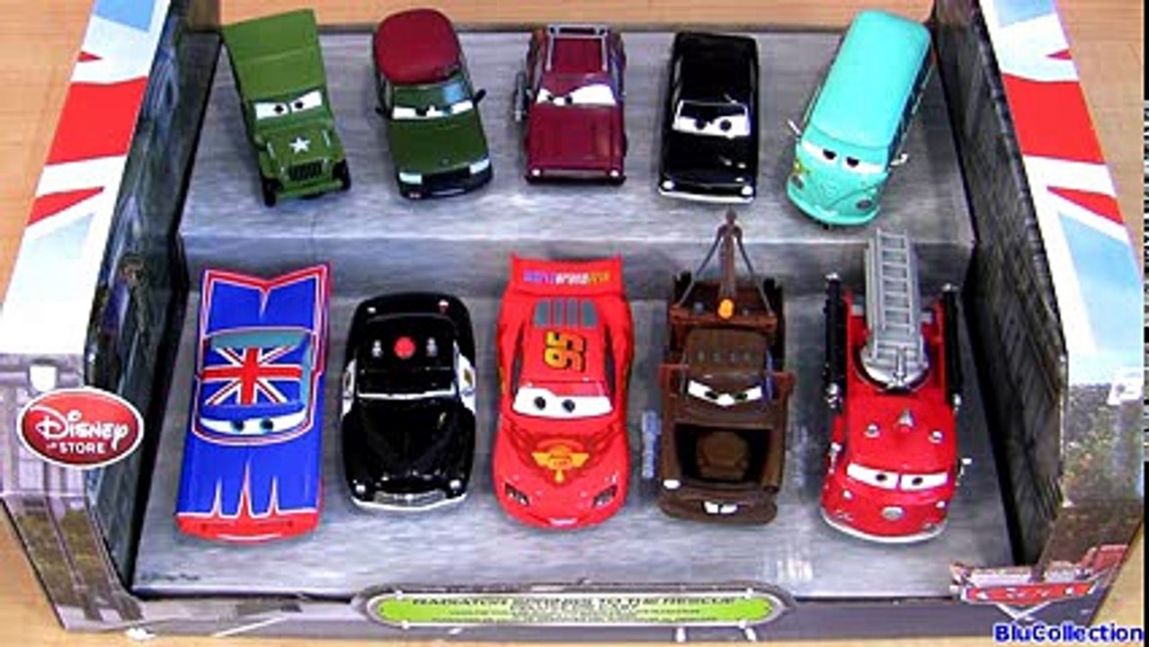 10-CARS Radiator Springs to the Rescue Set Cars 2 Corporal Josh Coolant Disney Pixar car-toys review