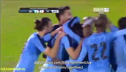 Edinson Cavani 2 nd Goal Uruguay 2-1 Trin and Tobago