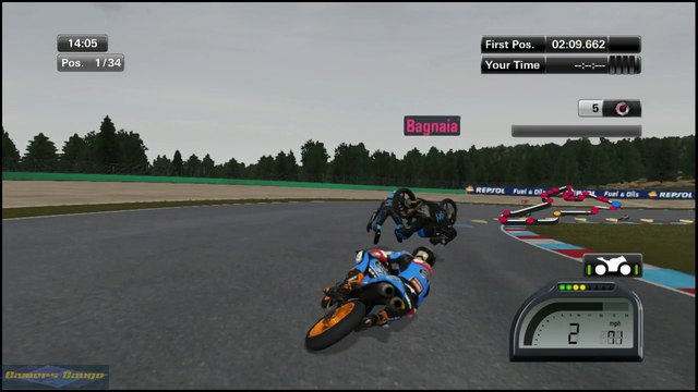 MotoGP14X64 - #19 Career #11 Brno, practice