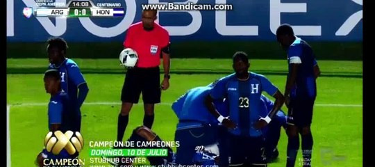 Erik Lamela Gets INJURED Argentina 0-0 Hunduras