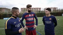 F2 TRAIN WITH FC BARCELONA - MESSI, SUAREZ, PIQUE, TURAN & TER STEGEN! Learn the Barça Way with Bek