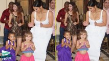 North West and Penelope Disick are Adorable Salsa Dance with Kim Kardashian