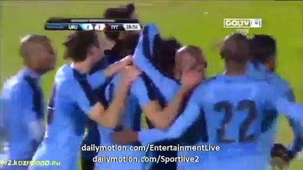 Edinson Cavani Goal Uruguay 2-1 Trin and Tobago