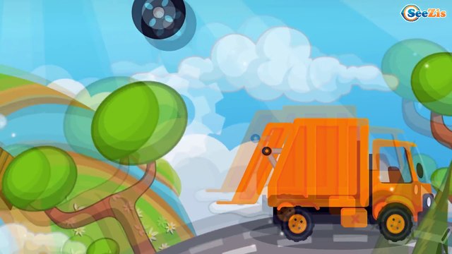 Мусоровоз Уборкин. Мультики про машинки. Погоня за Мусоровозом Лапочкиным. Серия 24. Сезон 2