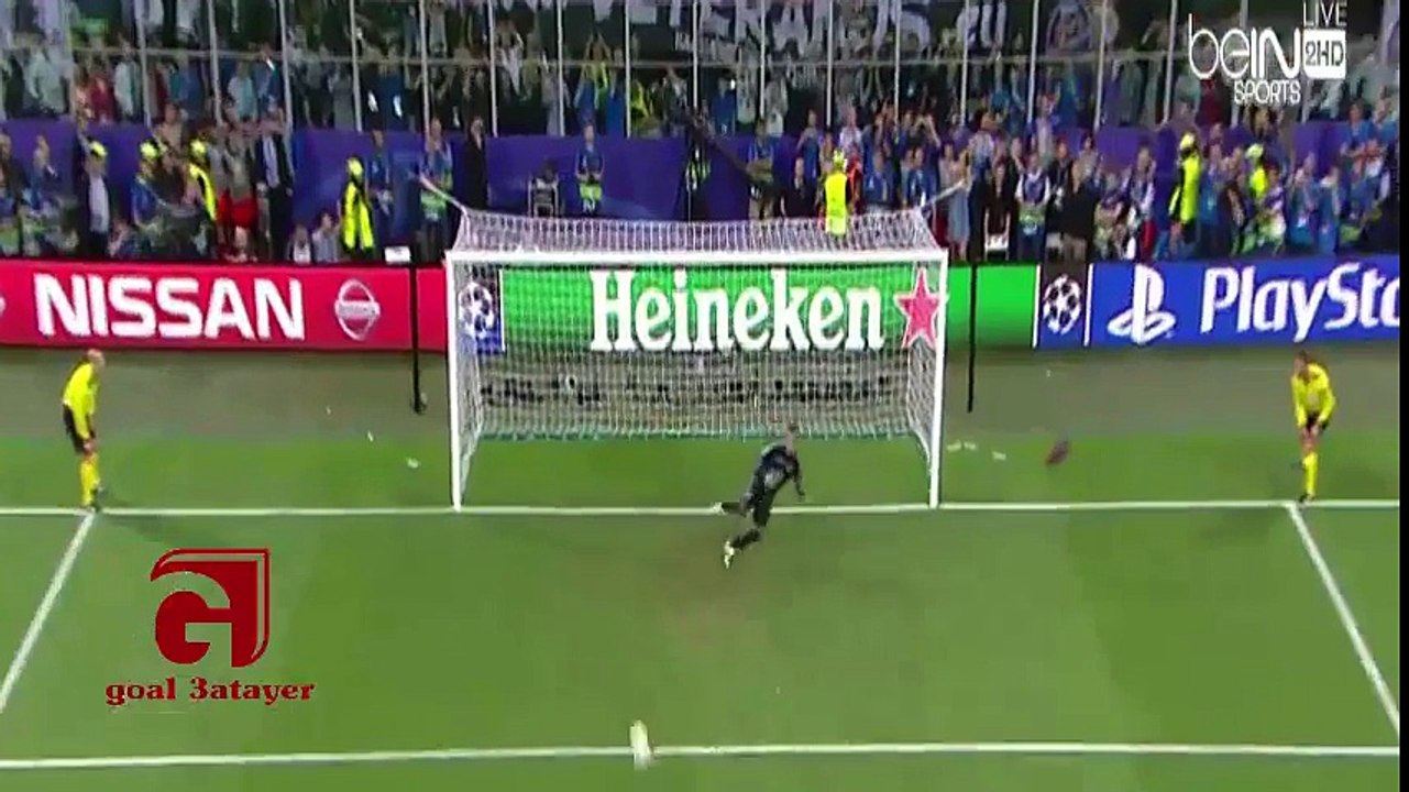 ضربات الجزاء ريال مدريد واتلتيكو مدريد 5-3 نهائي دوري ابطال اوروبا عصام الشوالي HD