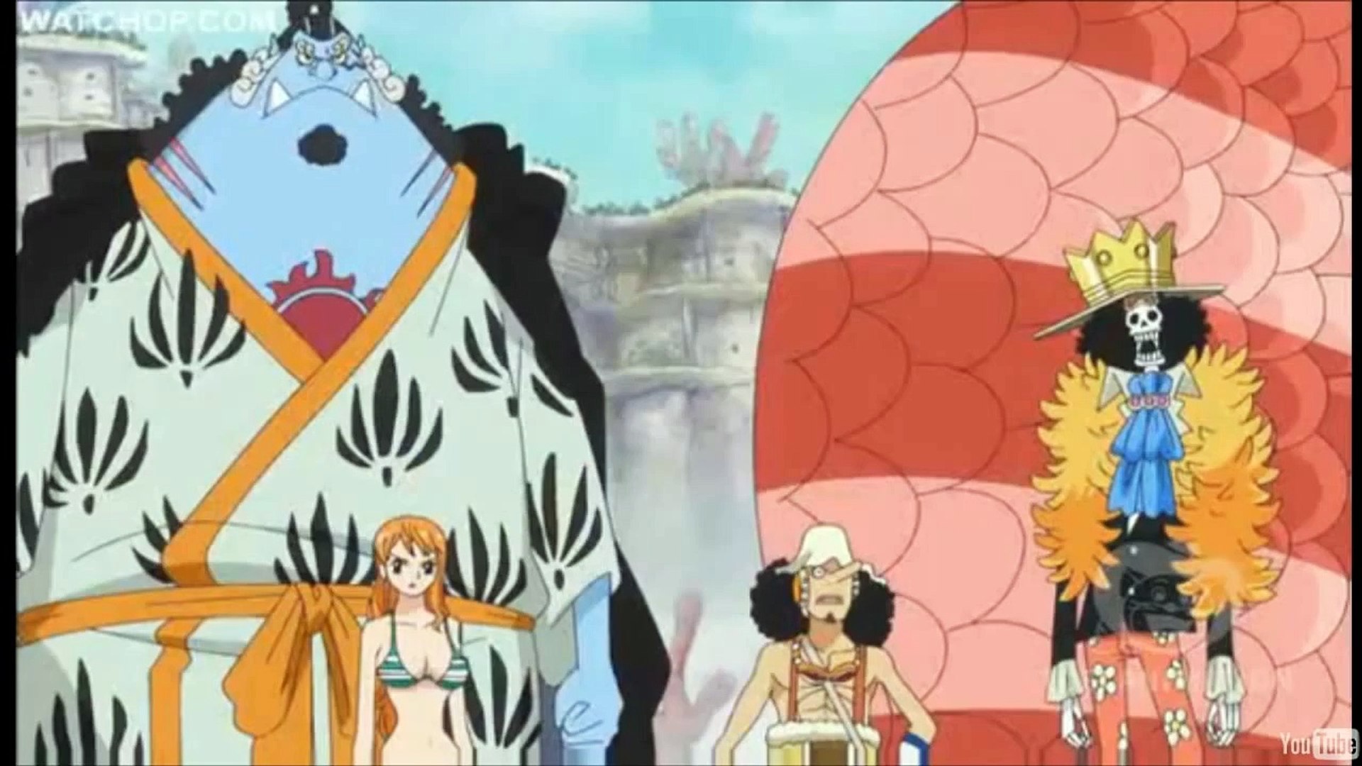 One Piece Ep 554 10 Vs 100 000 Luffy Uses Conquerors Haki Hd Video Dailymotion