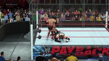 WWE 2K16 kane v terminator 1 v scott hall cage match