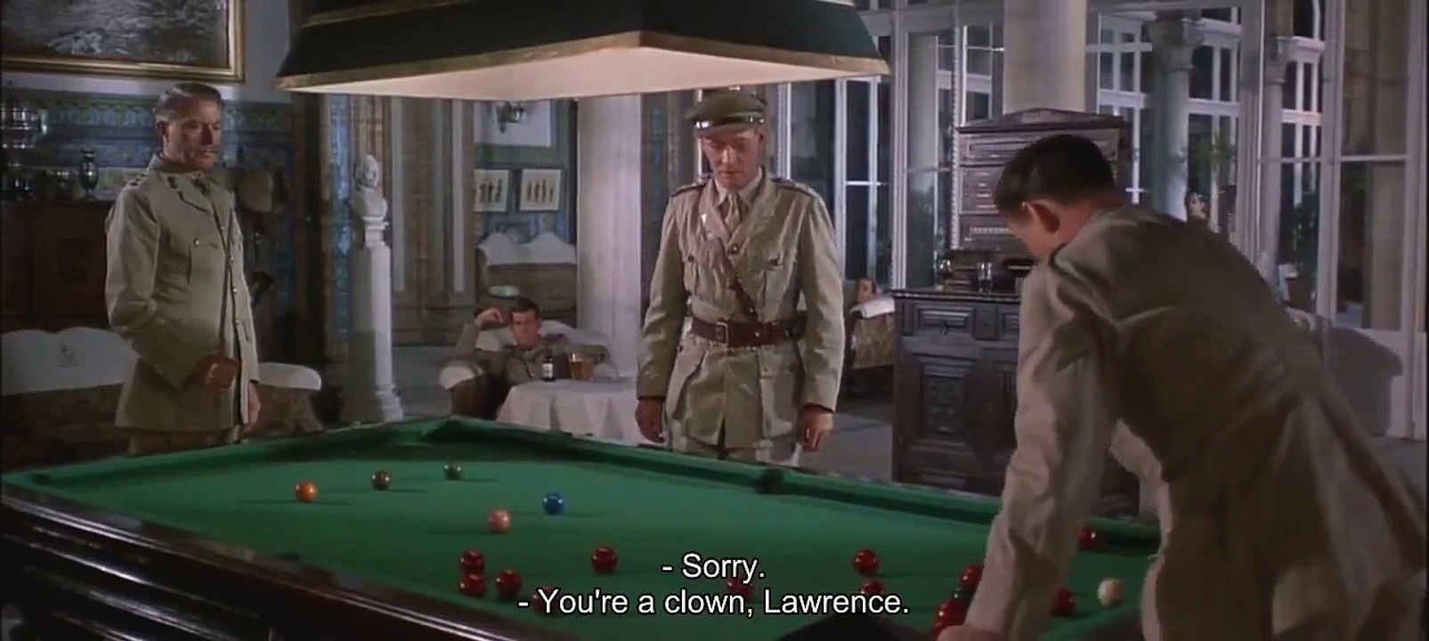 "You are a clown" - Lawrence of Arabia