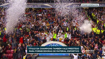 Disputa fora do campo! Título da Liga dos Campeões vale muito também para as fornecedoras de material esportivo
