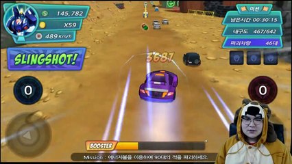 [터닝메카드] 레이싱 게임 #35(마지막 스테이지) 에너지볼로 90대 파괴 [코비나라]