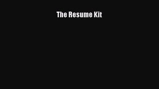 READbookThe Resume KitREADONLINE