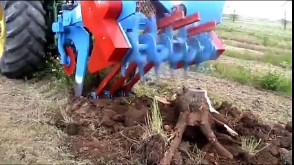 ağaç kökü sökme makinası