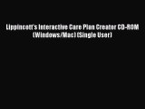Download Lippincott's Interactive Care Plan Creator CD-ROM (Windows/Mac) (Single User)  Read