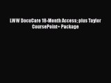 PDF LWW DocuCare 18-Month Access plus Taylor CoursePoint+ Package  EBook