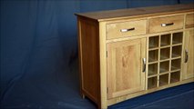 Avalon Oak Sideboard with Wine Cabinet