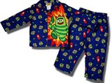 New Yo Gabba Gabba coat-style flannel pajamas for toddlers - 4T Top