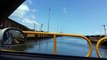 Cruce en carro de esclusa de Gatun Colón República de Panama (Canal de Panamá)