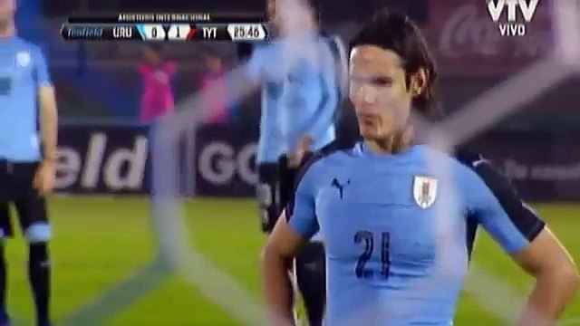 Uruguay vs Trinidad y Tobago 1-1 Edinson Cavani Goal [Friendly Match] 28-05-2016 HD