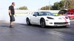 NASTY Twin Turbo Corvette Z06 tears up the dragstrip - Redline Motorsports