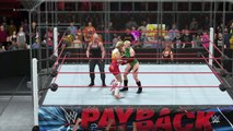 WWE 2K16 ripley/cammy v natalya/alundra blayze