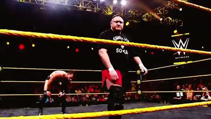Samoa Joe & Finn Bálor come face to face this Wednesday on WWE Network