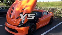 Modified 2014 Viper battles GTR and C6 Z06 - STREET RACE!