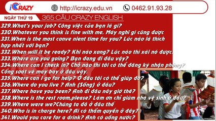 365 Câu tiếng Anh giao tiếp Crazy English - Ngày 19