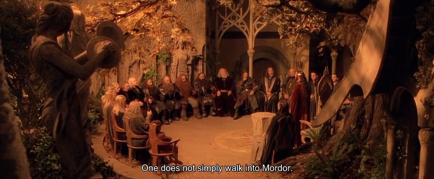 "One does not simply walk into Mordor" - The Lord of the Rings: The Fellowship of the Ring