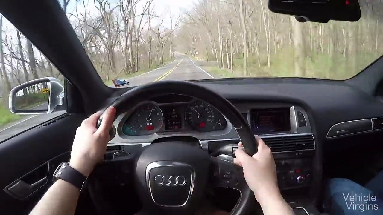 Audi S6 POV Test Drive - Insane Milltek 5.2 Liter V10 Exhaust Sounds!