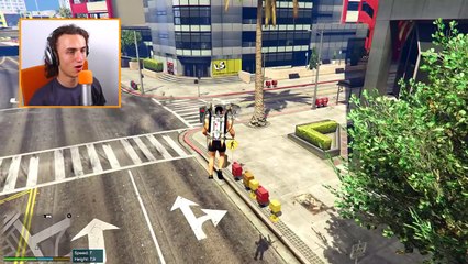 MINIGUN JETPACK MOD! (GTA 5 Mods Funny Moments)