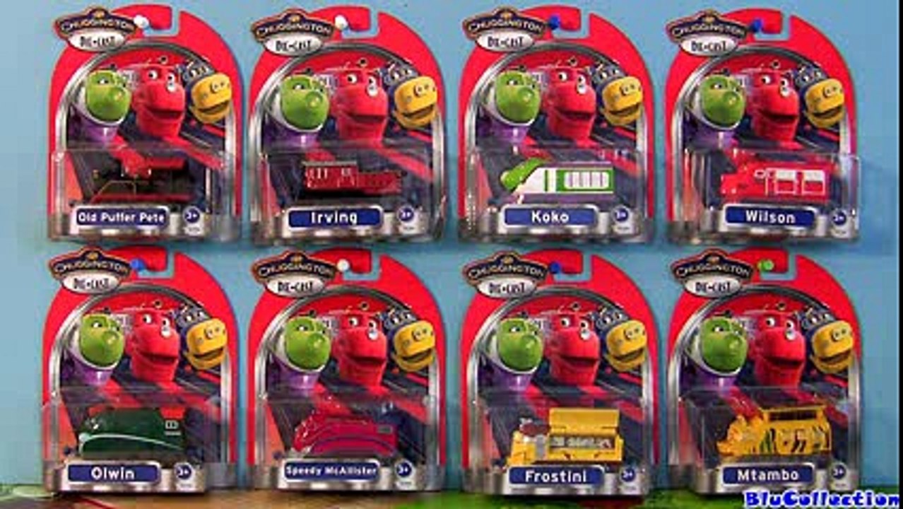 8 Chuggington diecast trains Wilson, Koko, Frostini, Mtambo, Frostini, Irving, old puffer pete