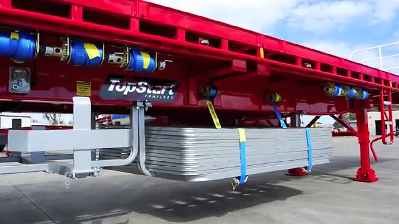 Topstart Straight Deck Semi Trailer