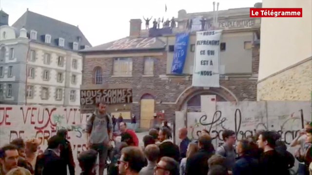 Rennes. La Salle de la Cité de nouveau occupée