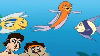 The Three Fishes Story | Grandpa's Wonderful Stories | Kids Hunt | Kids Collection