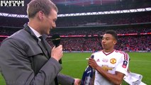 Crystal Palace 1-2 Manchester United - FA Cup Final - Jesse Lingard Post Match Interview.