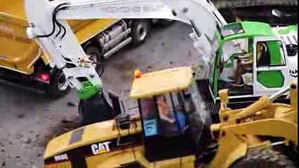 Cần cẩu máy xúc đồ chơi xúc đất #06