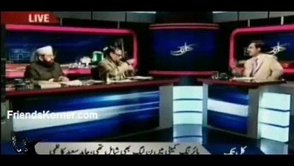 Azam Sawati Fight With Javed Chaudhary In Live Show