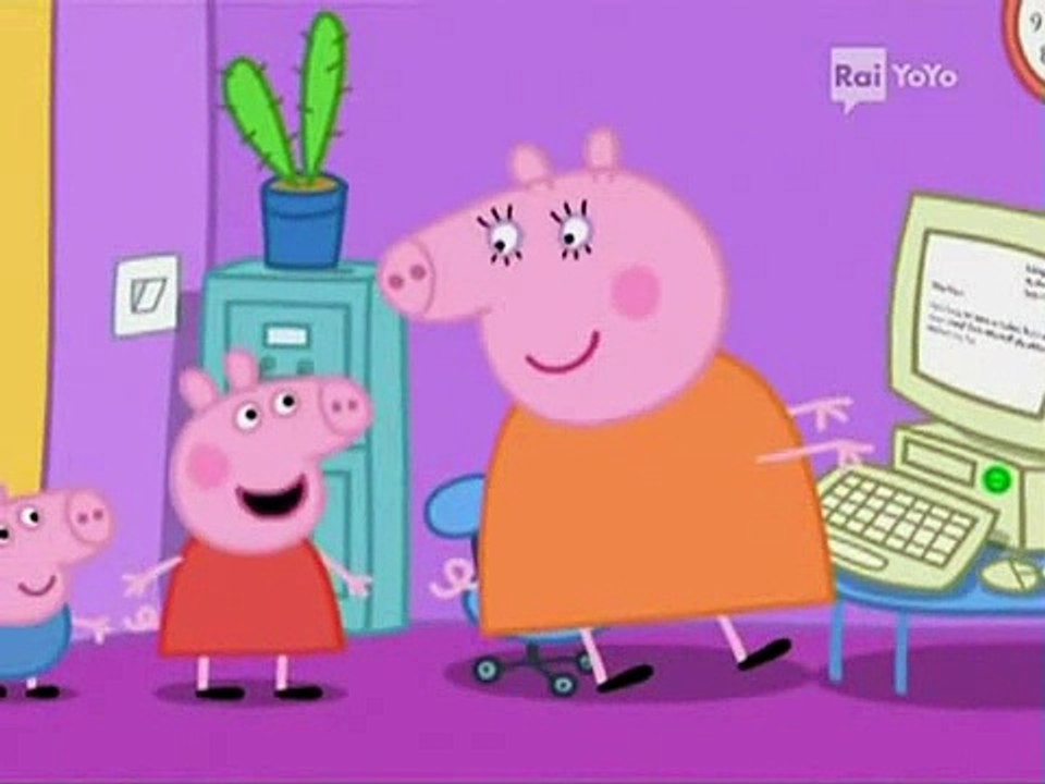 Peppa Pig --- Mamma Pig al lavoro--- EPISODIO COMPLETO cartoon snippet