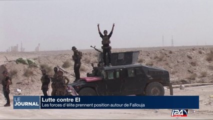 Lutte contre EI: les forces d'élite prennent position autour de Fallouja