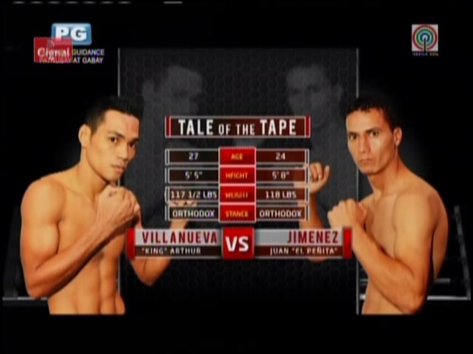 PINOY PRIDE 36 May 29 2016 VILLANUEVA VS JIMENES