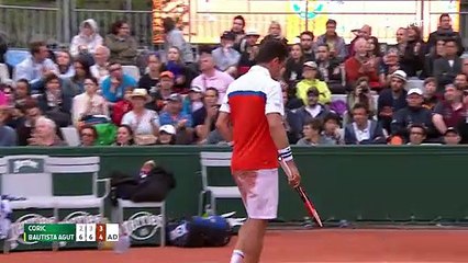 Roland Garros: Roberto Bautista-Agut - Borna Coric (ÖZET)